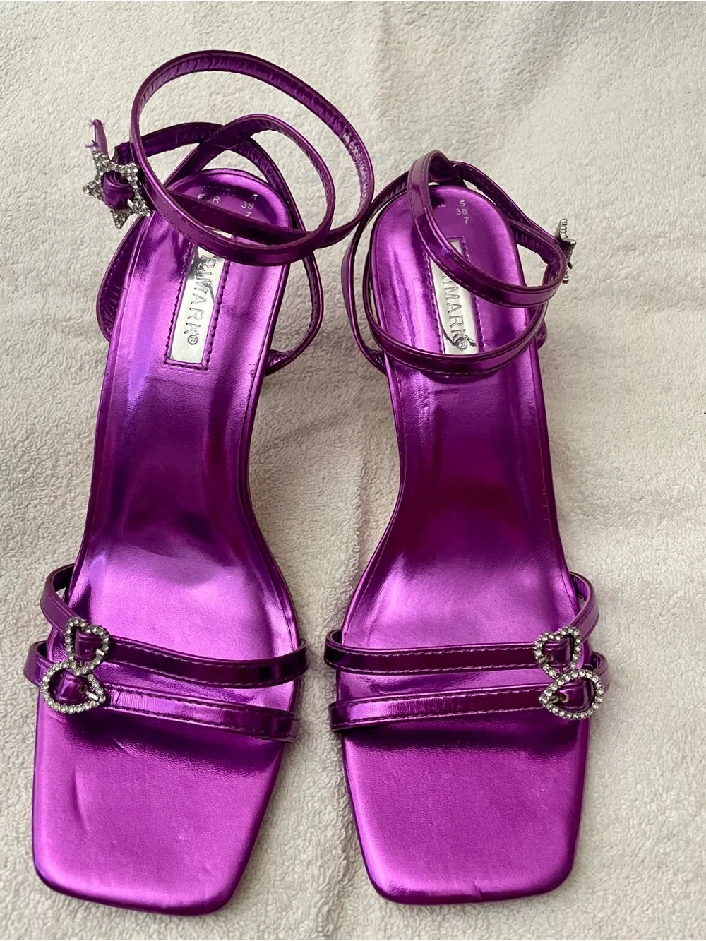 NWT 2 Pairs of Primark Metallic Heels